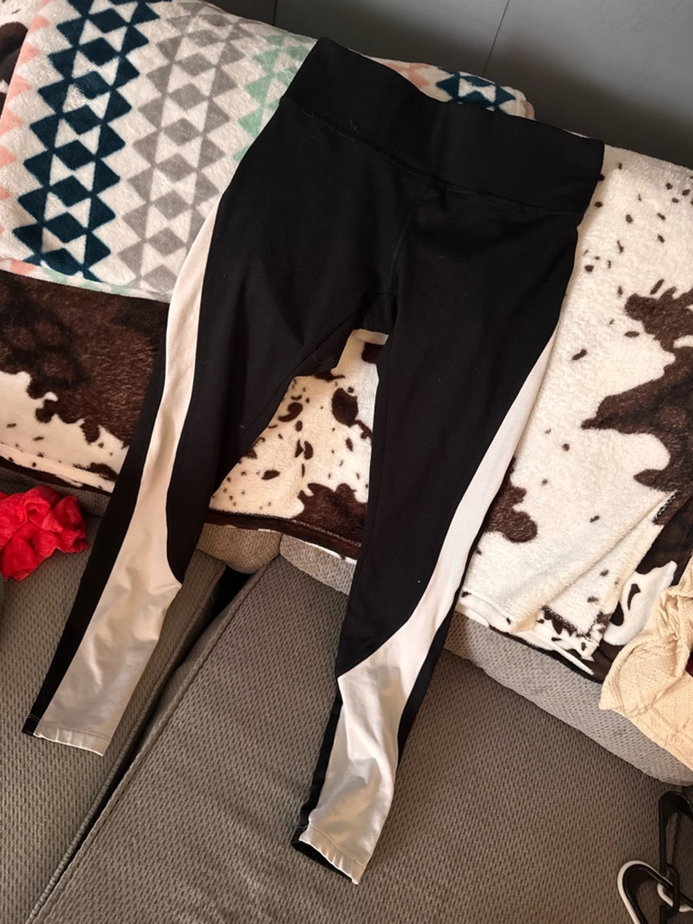 PINK Victoria's Secret Black Cozy Leggings